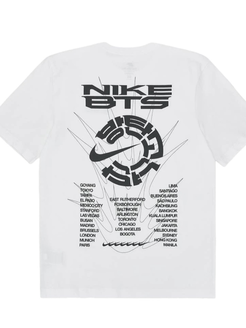 Nike BTS Collaboration Men’s Shirt White Size S NEW